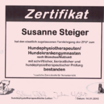 Susanne Steiger, anima-natura.com Physio- und Osteopathiepraxis für Hunde